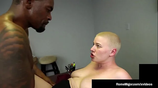 bbc,short-hair-high-heels,interracial,busty,blowjob