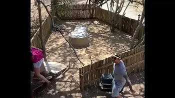 double-blowjob,handjob,small-tits,blonde,safari