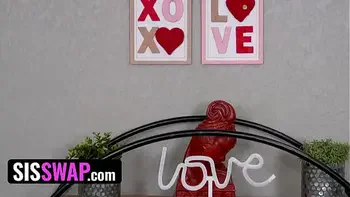 valentines-day,fingering,stepsister,stepbro,stepsis