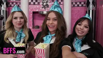 foursome,uniform,booty,pawg,latina