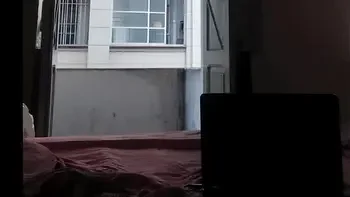 crazy,neighbor,voyeur,naked,dickflash