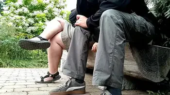 public-handjob,bbw-handjob,cum,outdoor-handjob,milf-handjob