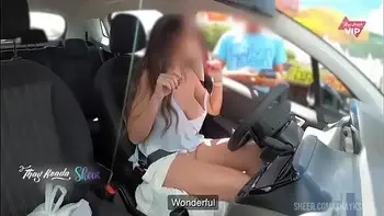 car,exposed-boobies-in-car,outdoor,big-natural-tits,couple