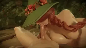 oral-creampie,videogame,hogwarts-legacy,cum,witch