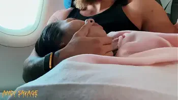 moaning,public,college,couple,airplane-position