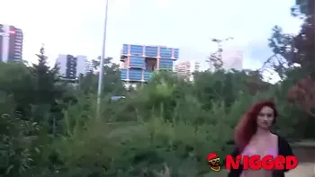 interracial,blowjob,redhead,small-tits,cowgirl