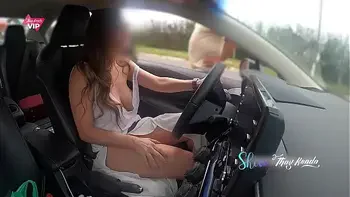 car,natural-tits,cuckold,outdoor,white-skin