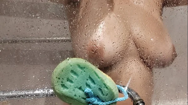 shower,stepsister,pussy,tits