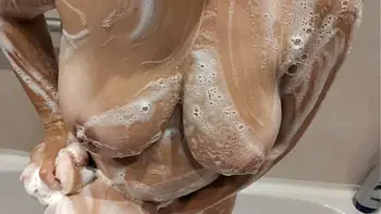 stepsister,tits,pussy,shower