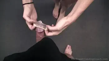 close-up,brunette,licking-balls,POV,tiny-tits