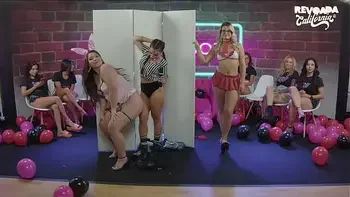 see-through,girl-trio,ass-shaking,curvy-body,slim-body