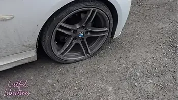 wife,car,big-natural-tits,blowjob,POV