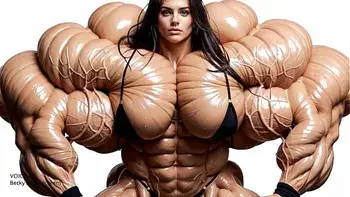 giant,growth,fbb,bodybuilder,giantess