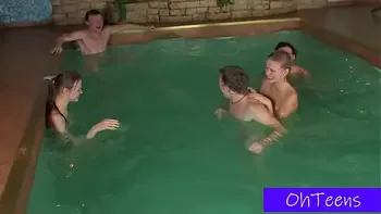 young-woman,swimming-pool,first-time,small-tits,amateur