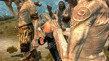 defeat,skyrim,giant,game,over