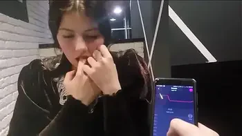 public,orgasm,remote,dildo,ahegao