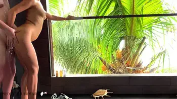 cumshot,shower-sex,honeymoon,rain-shower,wedding