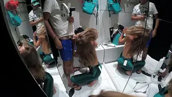 fitting-room,redhead,cum-on-face,blowjob,real