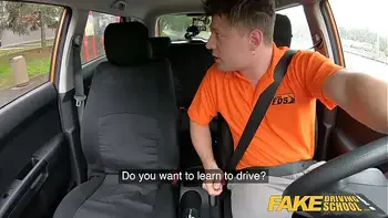 funny,driving-school,brunette,british,long-hair