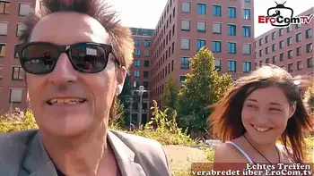 casting,deutsch,german,public,petite