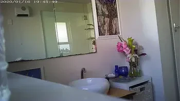 granny,boobs,bathroom