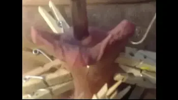 fishhook,cumshot,bondage,paddling,closepins