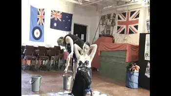 fetish,water,lesbian,food,humiliated