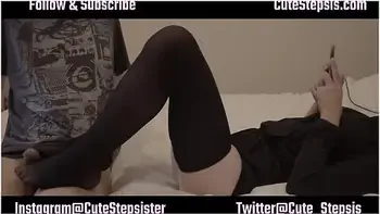 stockings,stepsis,footjob,amateur,hd