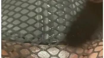 ebony,lingerie,fishnets,corset,soaking-wet-pussy