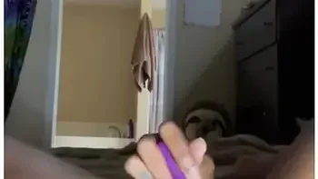 cream,vibrator,ebony,wet-ass-pussy,ass