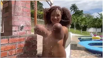 red-head,outdoor,brunette,big-ass,ebony