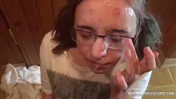 homemade,teenie,european,cum-on-face,cumshot