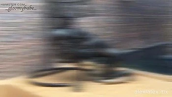 male-dom,latex-catsuit,mexican,deep-throat,couple