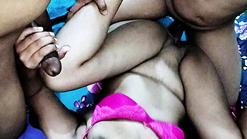 family-3some,blowjob,boss,bangladeshi,69