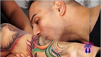 licking-foot,foot-fetish,hot-redhead,feet,slave