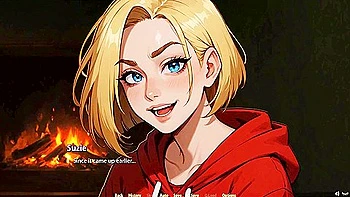 toon,boobs,brunette,knockers,solo