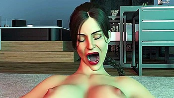 motel,busty-milf,brunette,knockers,hd