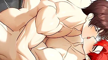 veiny,brunette,anime,dick,big-cock