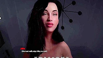 brunette,toon,big-ass,cartoon,booty-shake