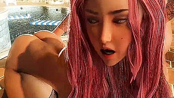 hooters,melons,titty-fuck,red-head,stockings