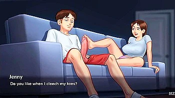 big-tits,footsie,toes,3d-animation,big-cock