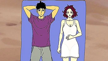 cgi,big-tits,huge-tits,milf,beach