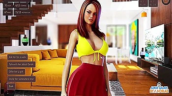 stockings,american,brunette,toon,knockers