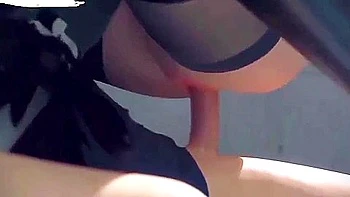 3d-animation,ass,asian,nature,blonde