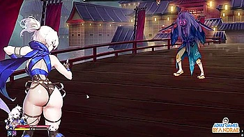 busty-asian,3d-animation,toes,asian-fetish,asian-tits