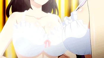 big-tits,hentai,japanese,cartoon,brunette