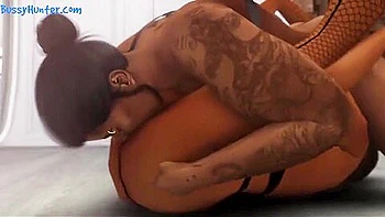 big-tits,big-cock,brunette,3d-animation,big-ass