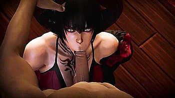 pov,tattoo,3d-animation,cartoon,deepthroat