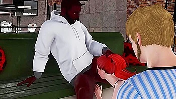 rimming,cunnilingus,red-head,facial,cartoon