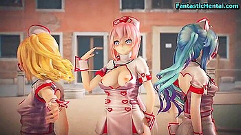 hentai,outdoor,hd,lesbian,threesome